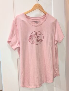 Bass Pro Shops Light Pink Logo T-Shirt